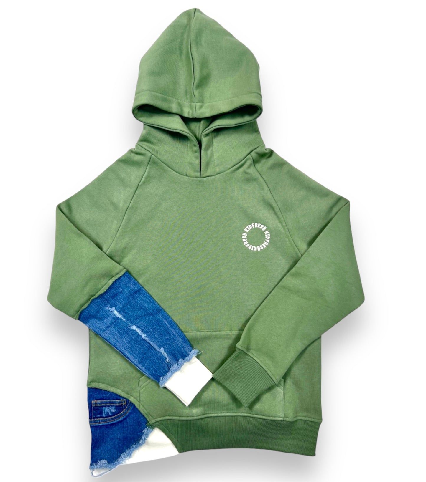 Green Denim Fiend Hoodie