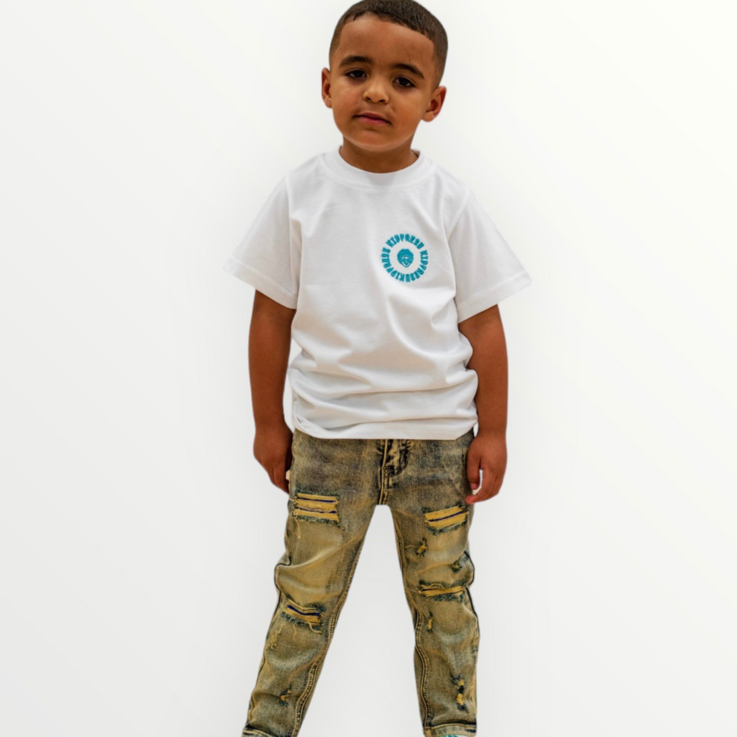 Teal Circled Logo T-Shirt